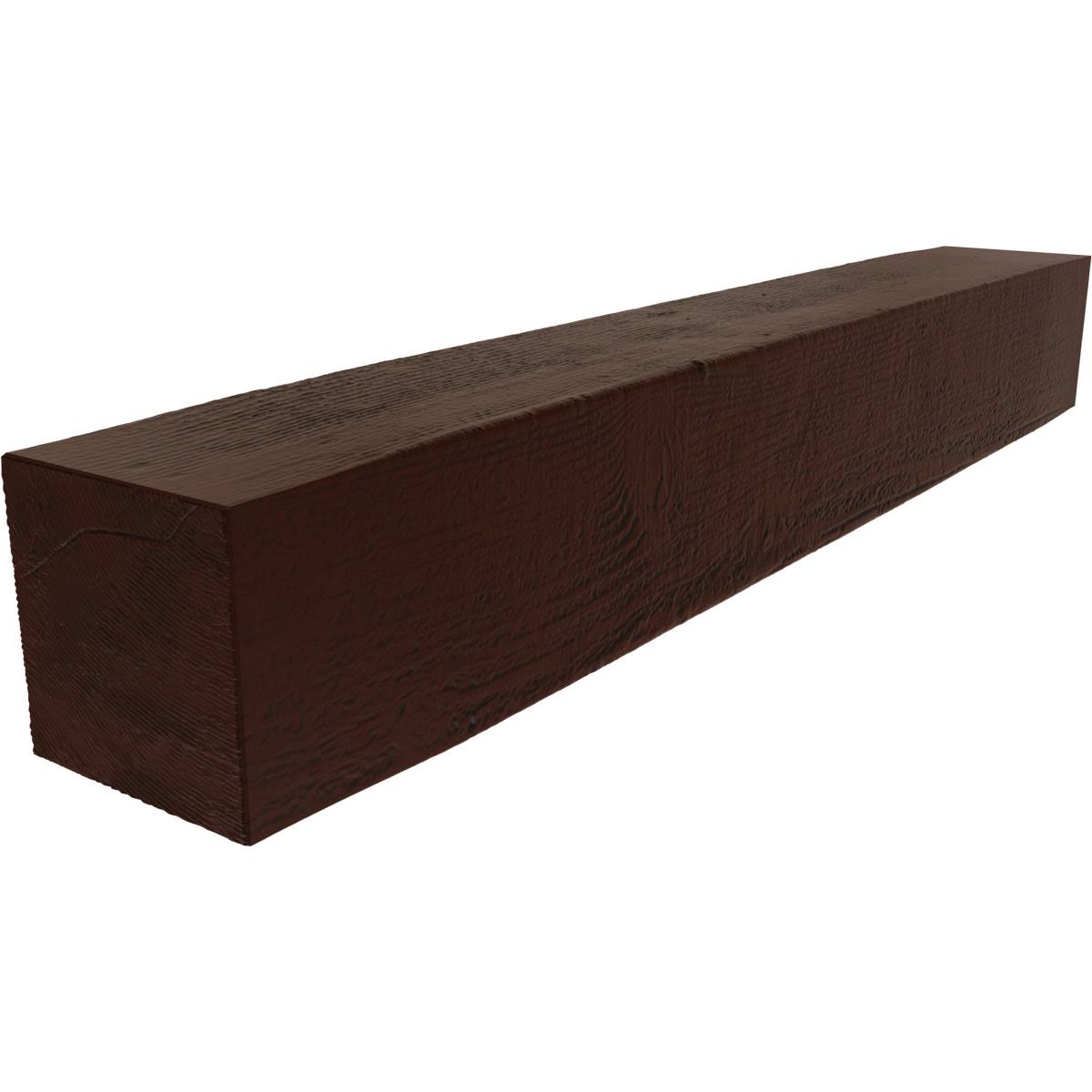 Rough Sawn Faux Wood Fireplace Mantel A7875