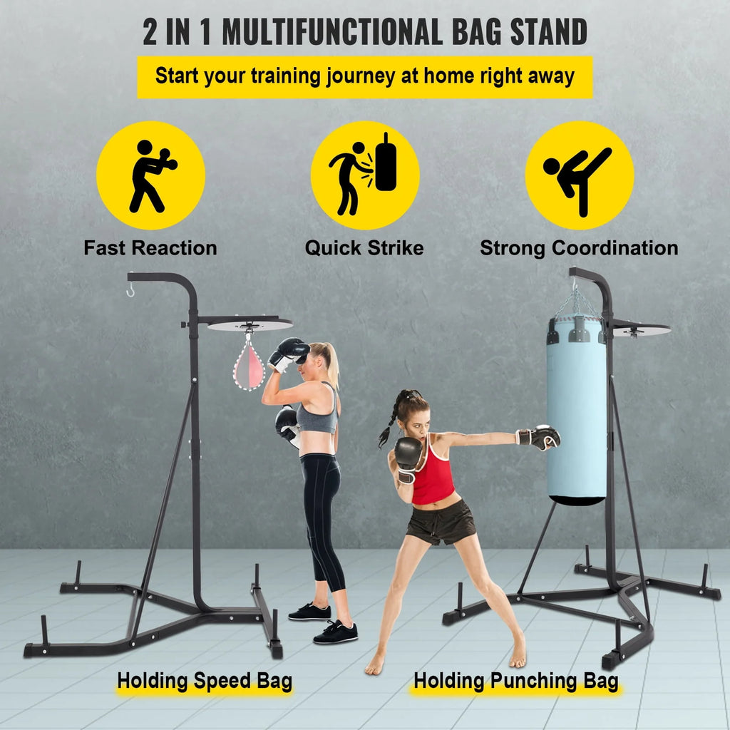 Free Standing Foldable Single Station Punching Bag Stand P85379