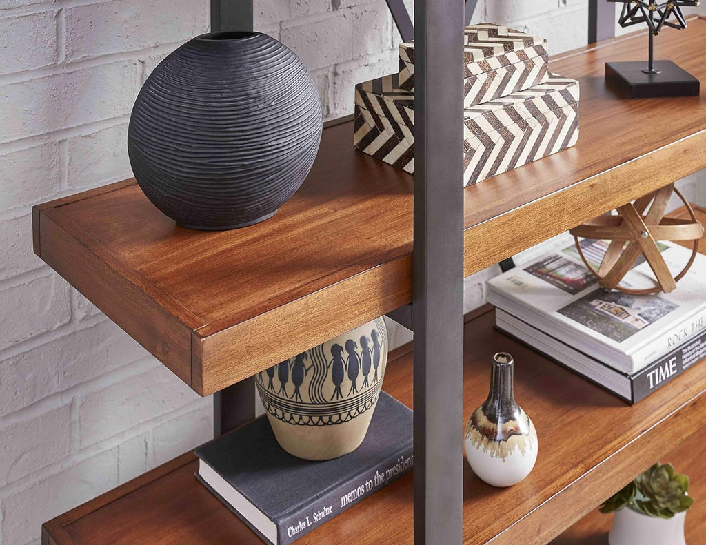 Brown Wood Bookcase X255909