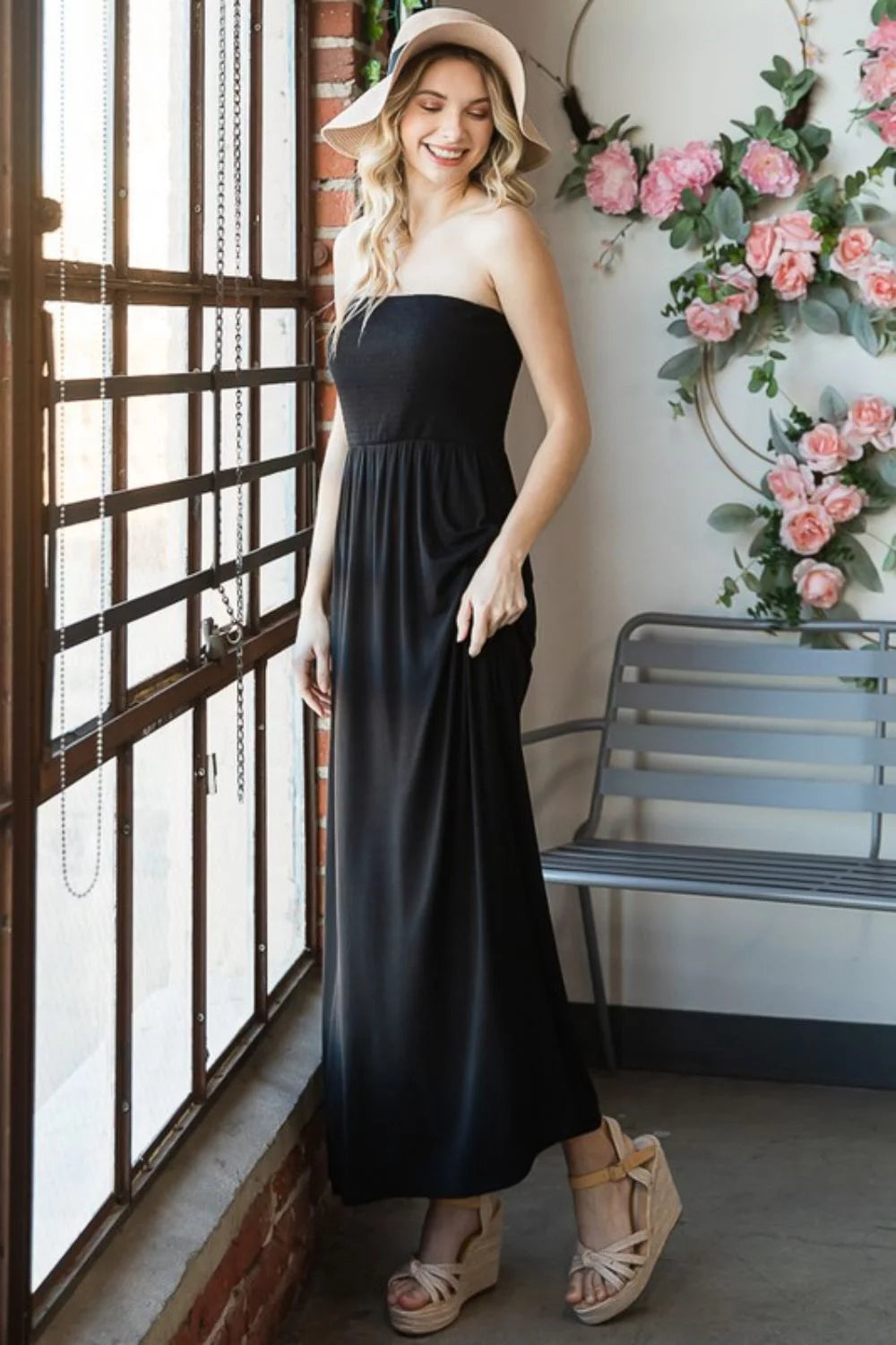 Strapless Maxi Dress F563530