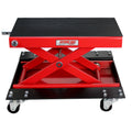 1100 lb. Wide Motorcycle Scissor Jack with Dolly Y4036