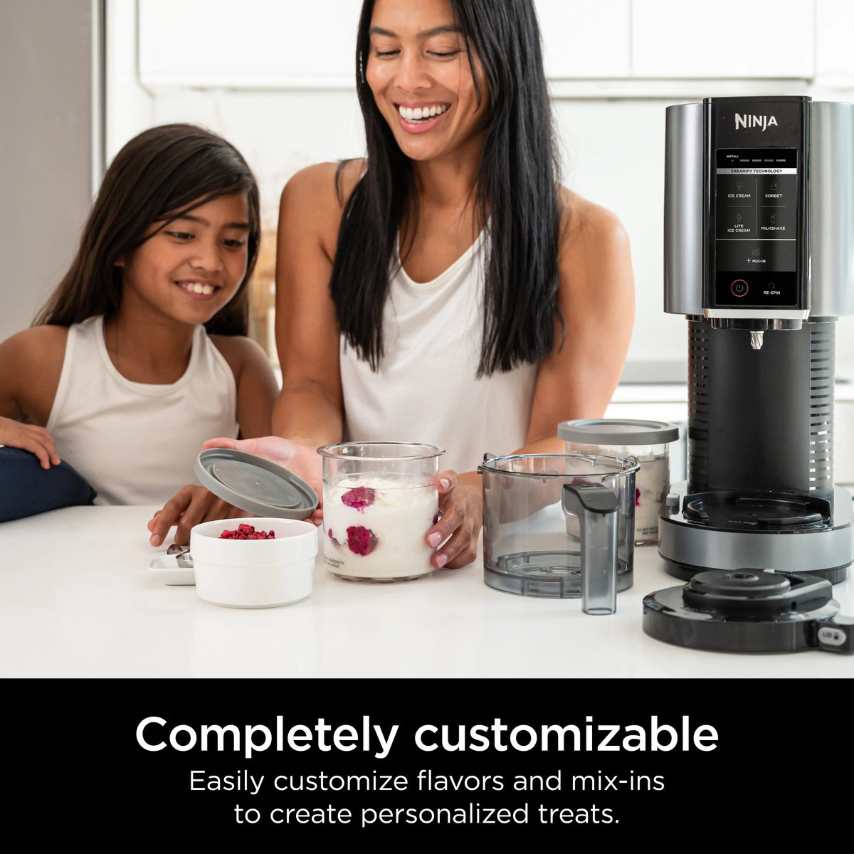 Ice Cream Maker with 2 Pints A106810