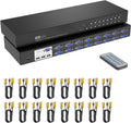 VGA Rack Mount KVM Switch 16 Ports 1U M67976