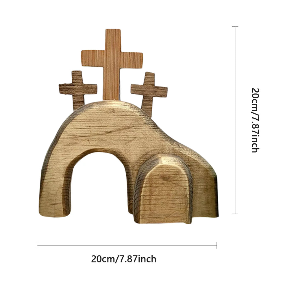 Jesus Tomb Three-tier Tray Ornaments P21962