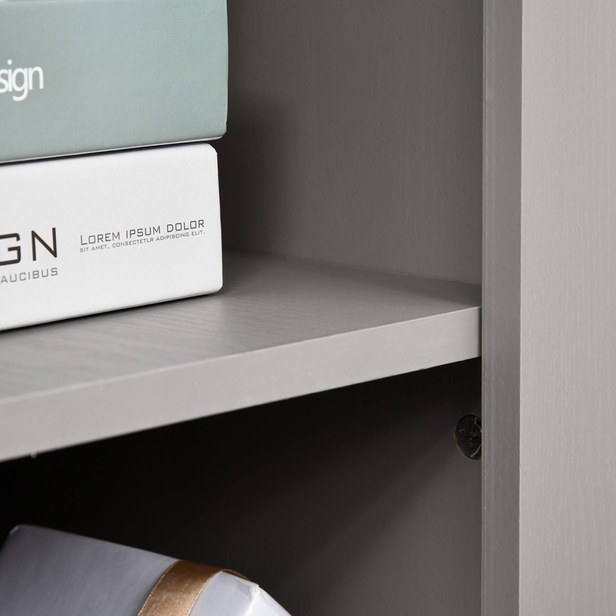 Grey Computer Desk with Hutch and Storage Cabinet A901