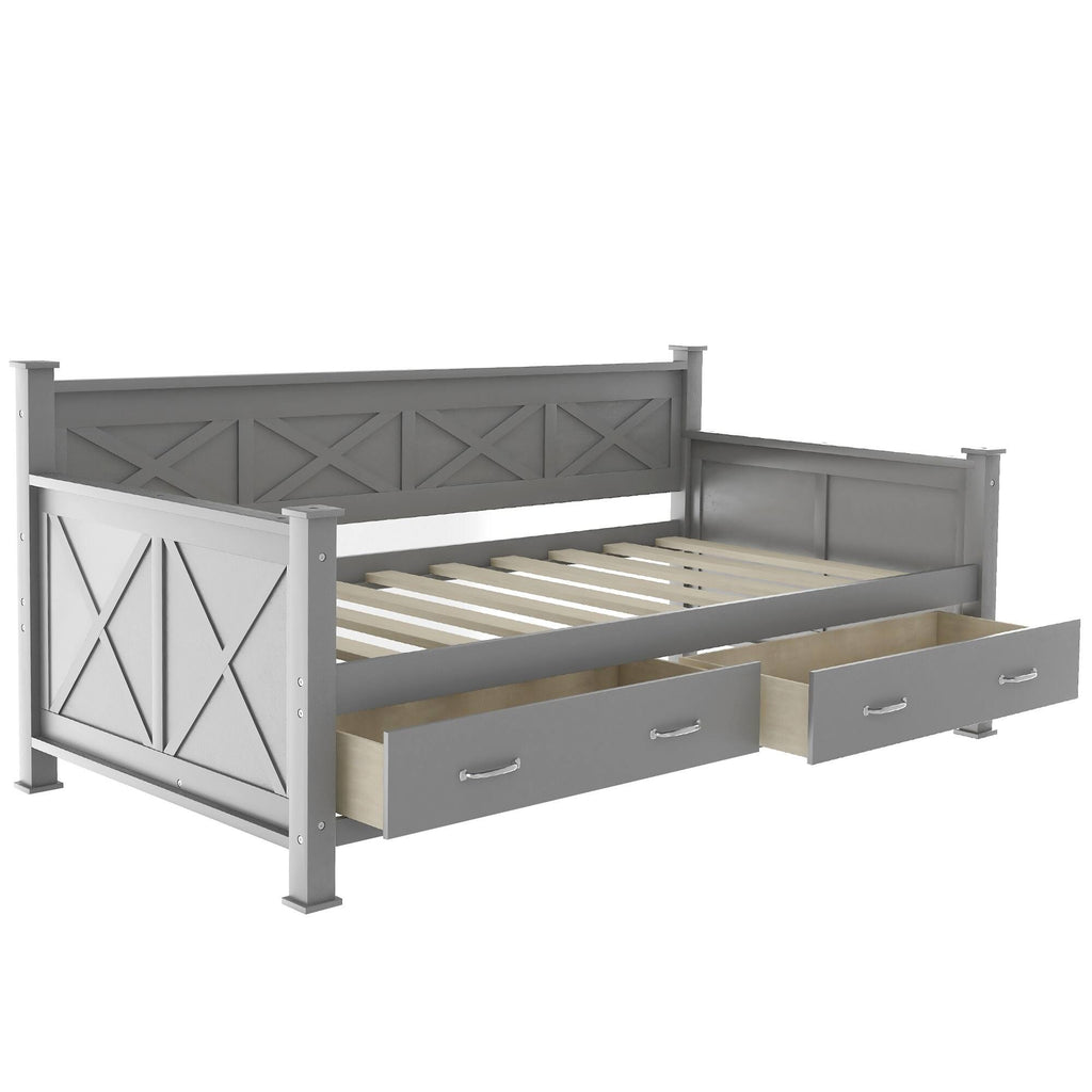 Twin Size Daybed with 2 Drawers F67418