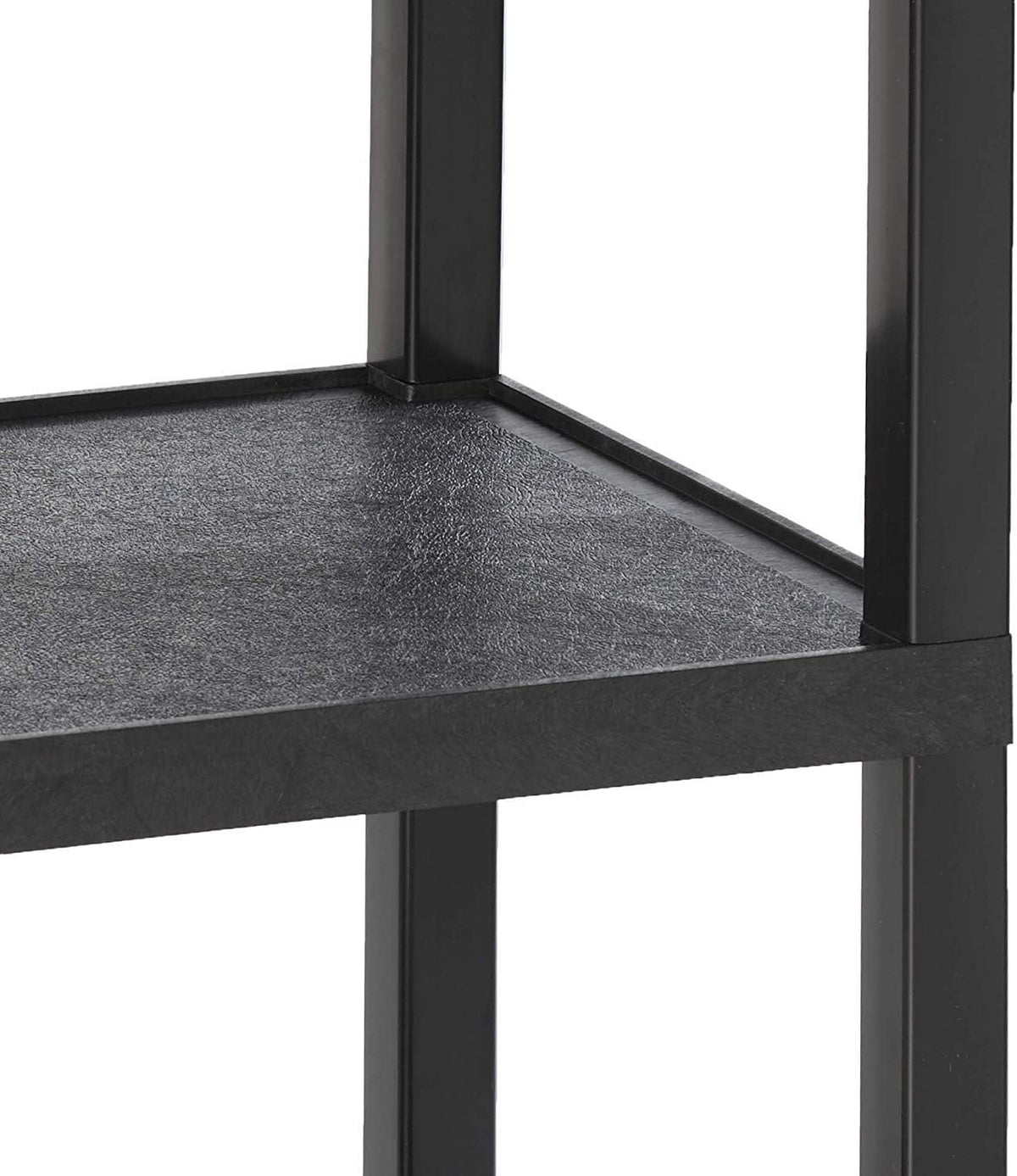 34 H Black Mobile Utility Cart with 3 Shelves X6538