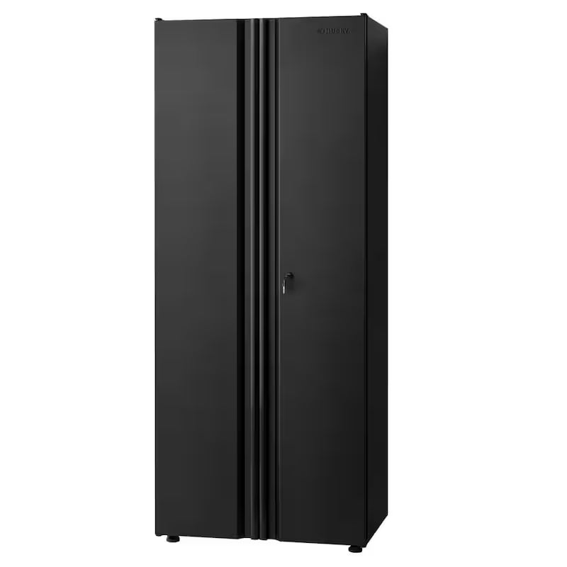 10-Piece Welded Steel Garage Storage System in Black D28461