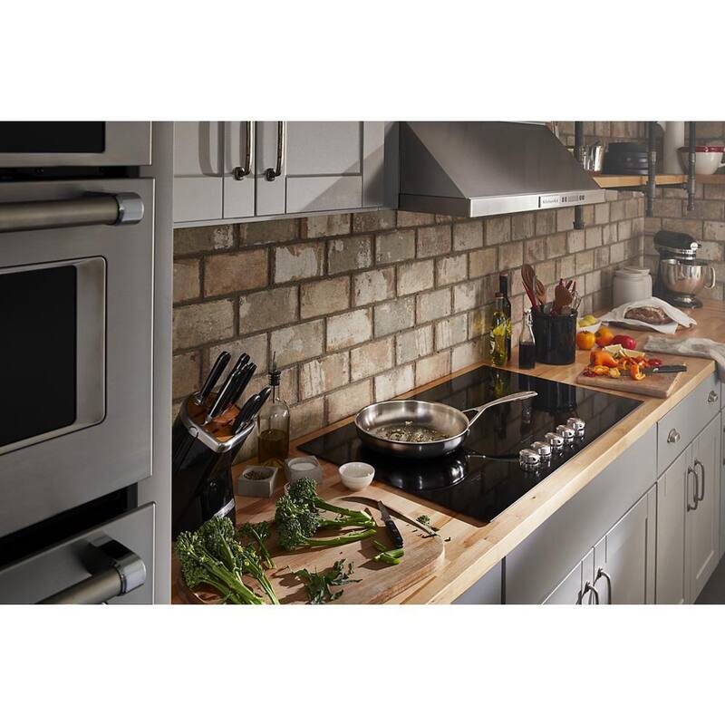 Black 5 Elements Electric Cooktop with Knob Controls V77346