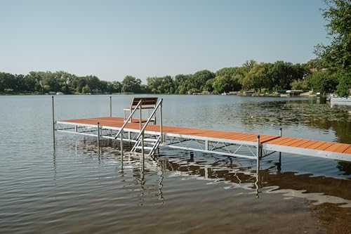 Aluminum Dock Stairs 2 Step with 1 Handrail C864486