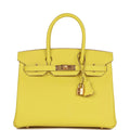 Lime Epsom Leather Handbag S1355