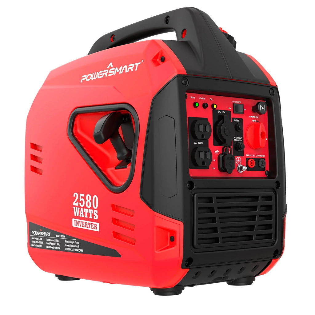2580W Portable Gas Powered Inverter Generator with USB Outlet U863