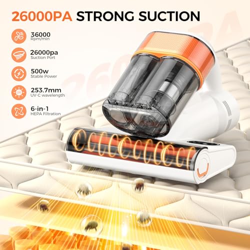500W 26Kpa Corded Mattress Vacuum Cleaner X5961