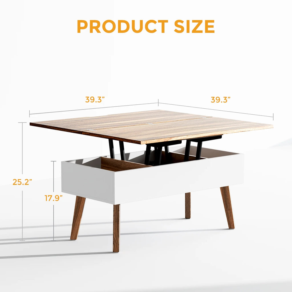 3 in 1 Lift Top Coffee Table with Storage Q43273