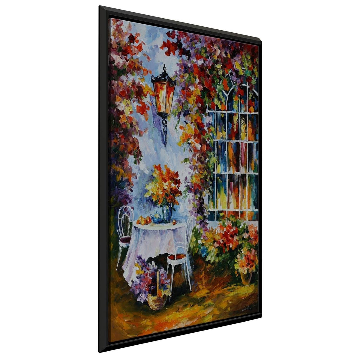 Framed Oil Painting Print on Canvas W4118