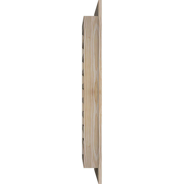 Unfinished Smooth Pine Gable Vent M933480