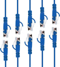 Cat6 Ethernet Cable 3 ft 100-Pack Flat Blue M757729
