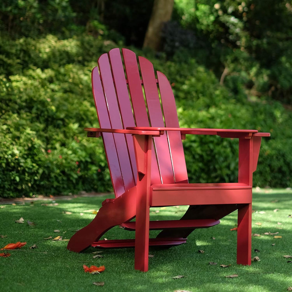 Yellow Adirondack Chair with Tray Table N713796