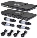 4 Port DisplayPort 4K 60Hz KVM Switcher with Cables E4714