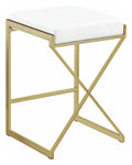 White Counter Height Stool N30011