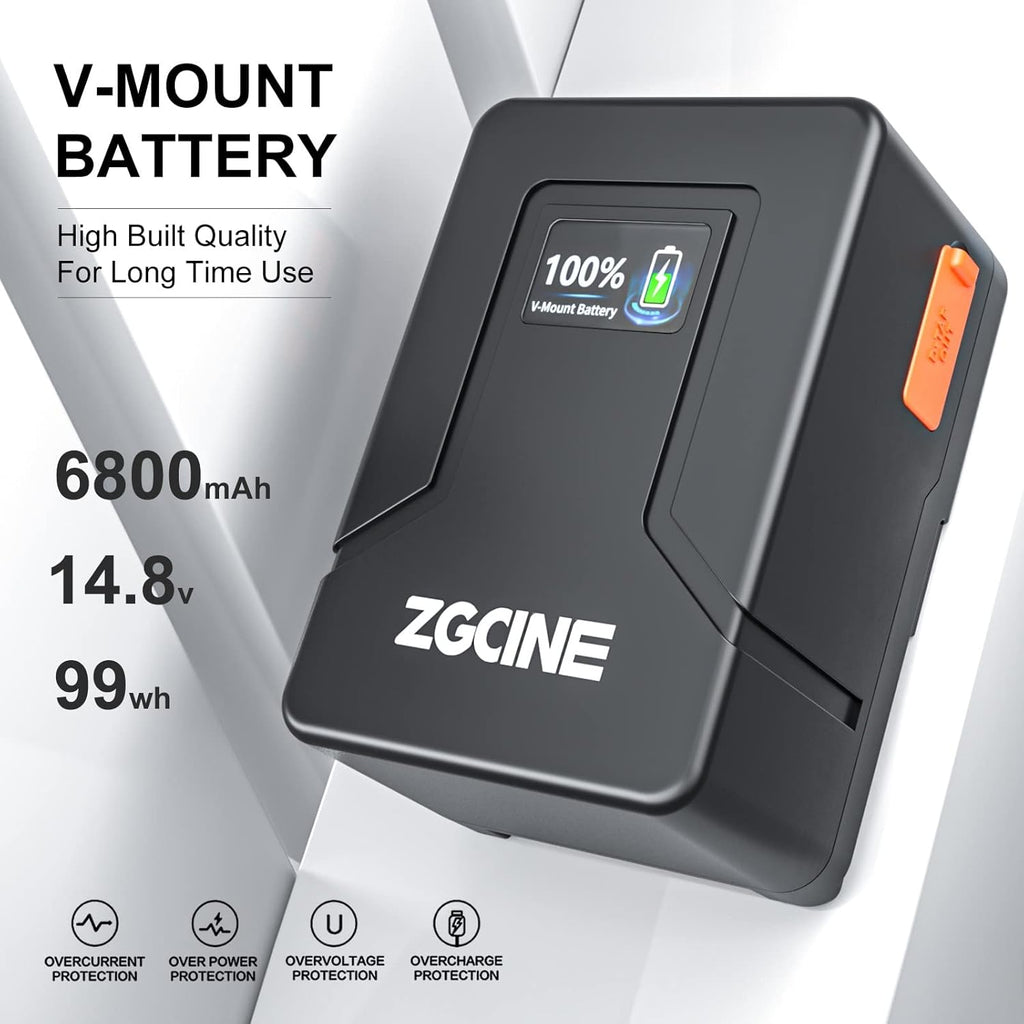 99Wh 14.8V V-Mount Battery with D-TAP USB-C USB-A Output B9088