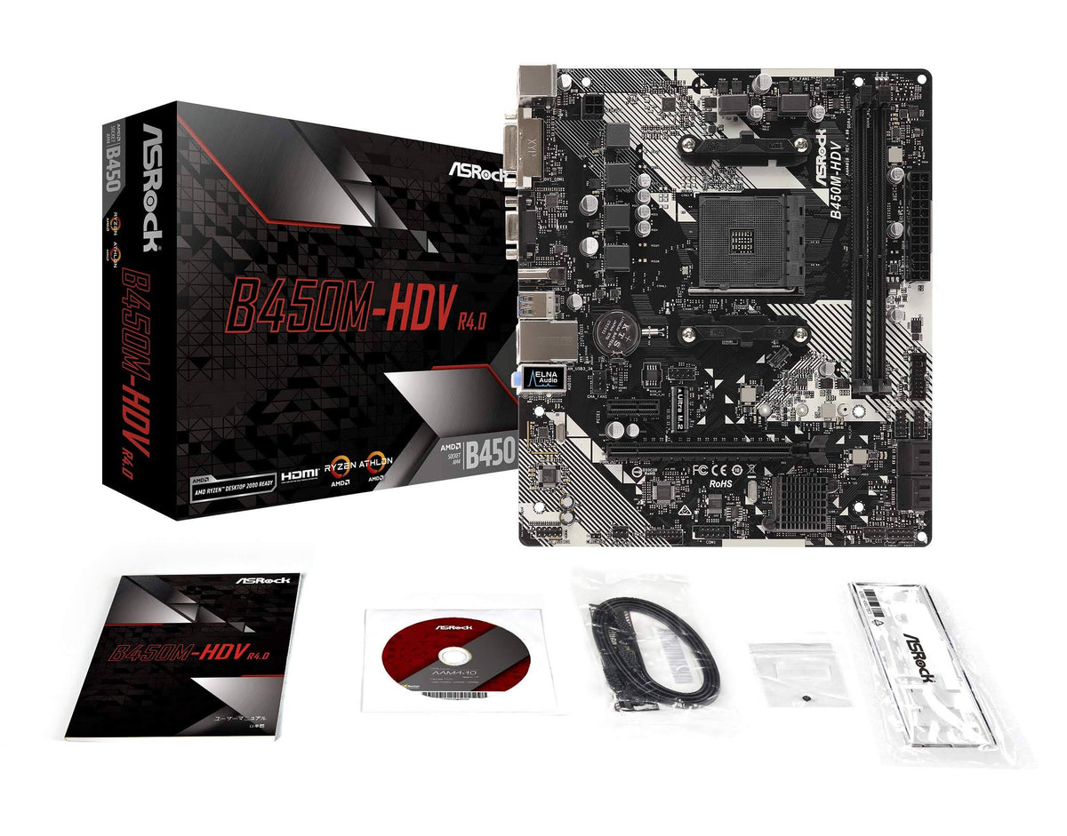 B450 MicroATX Motherboard Socket AM4 K6101