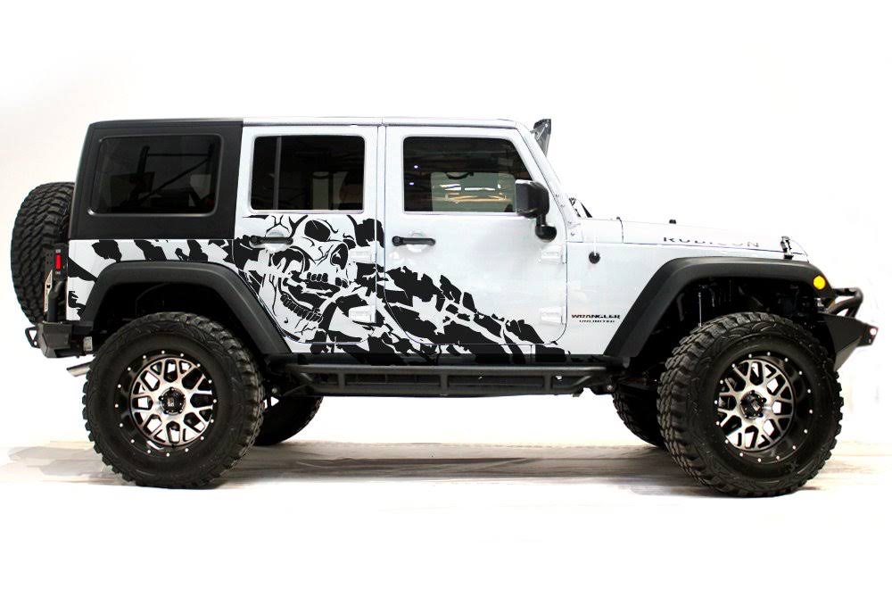 Matte Black Vinyl Decal Wrap N858