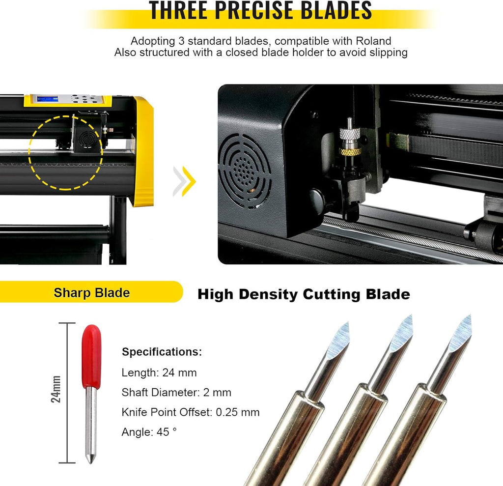 Vinyl Cutter Machine, 34 in Plotter Printer with Floor Stand X4618
