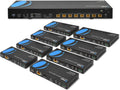 1x8 HDMI Extender Splitter HDBaseT 4K Over Single Cable CAT6/7 R100