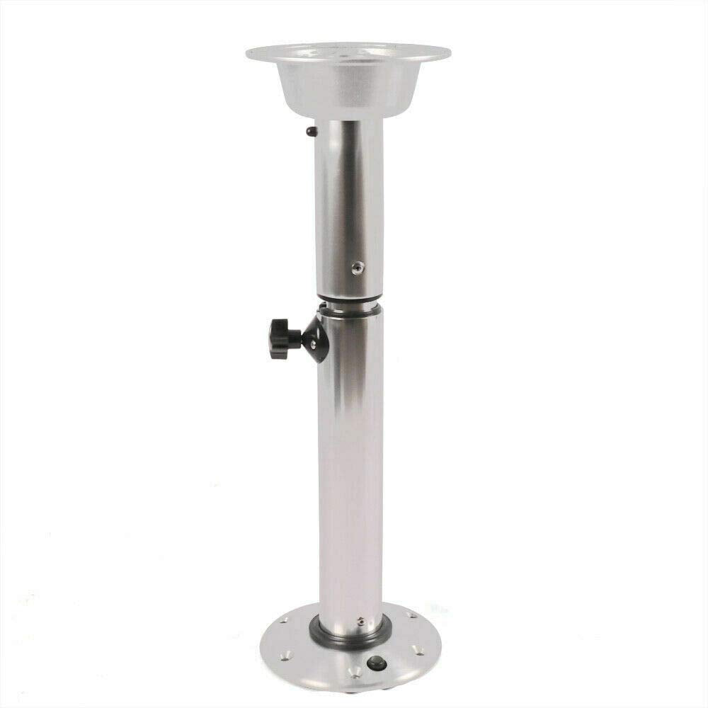 Adjustable 22-28 Table Pedestal Stand Base Silver Aluminum Z3259