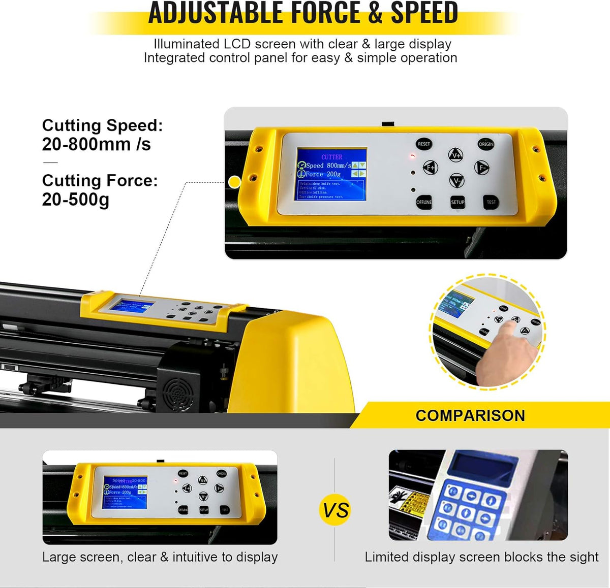 Vinyl Cutter Machine, 34 in Plotter Printer with Floor Stand X4618