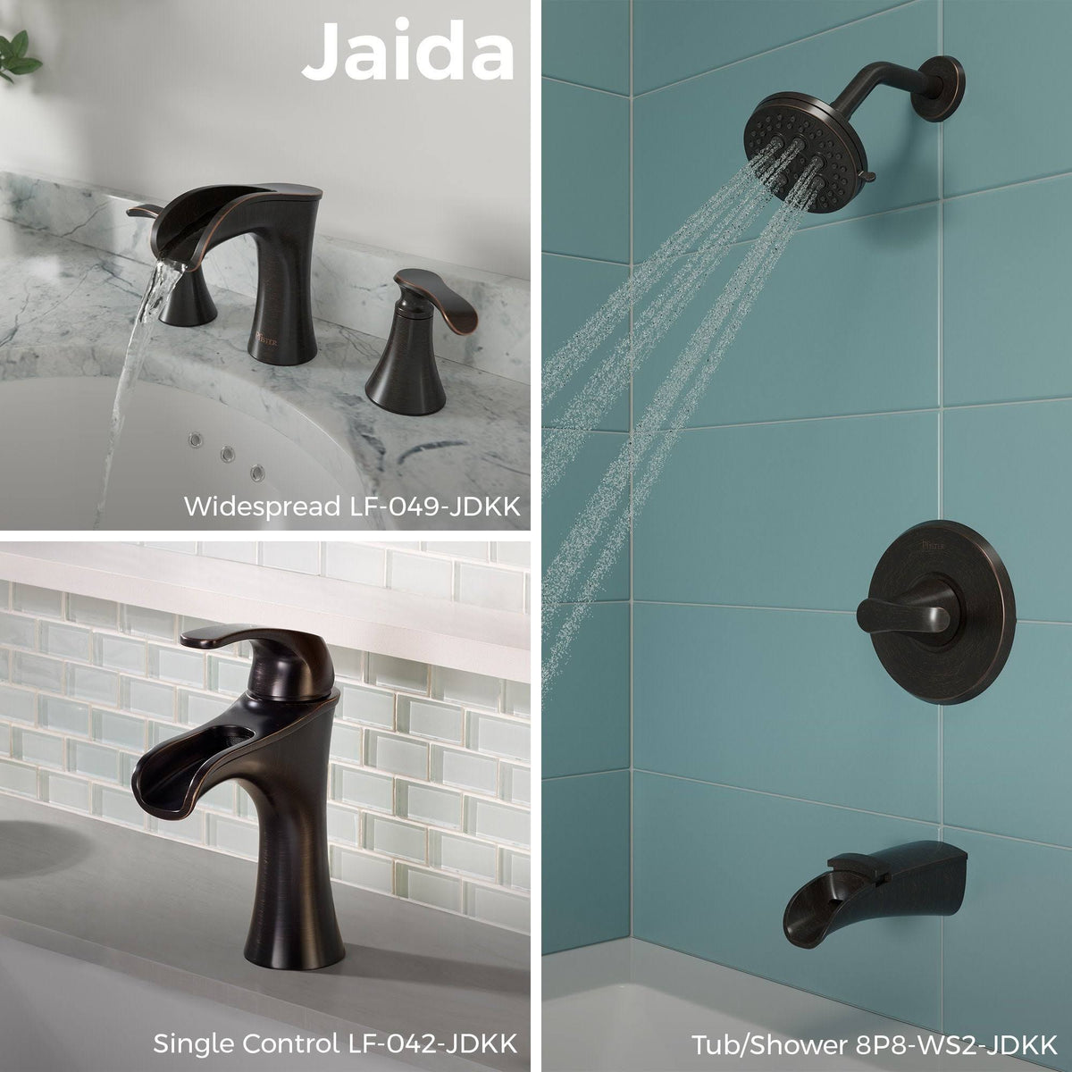 1-Handle Tub and Shower Faucet with Valve Tuscan Bronze S7621