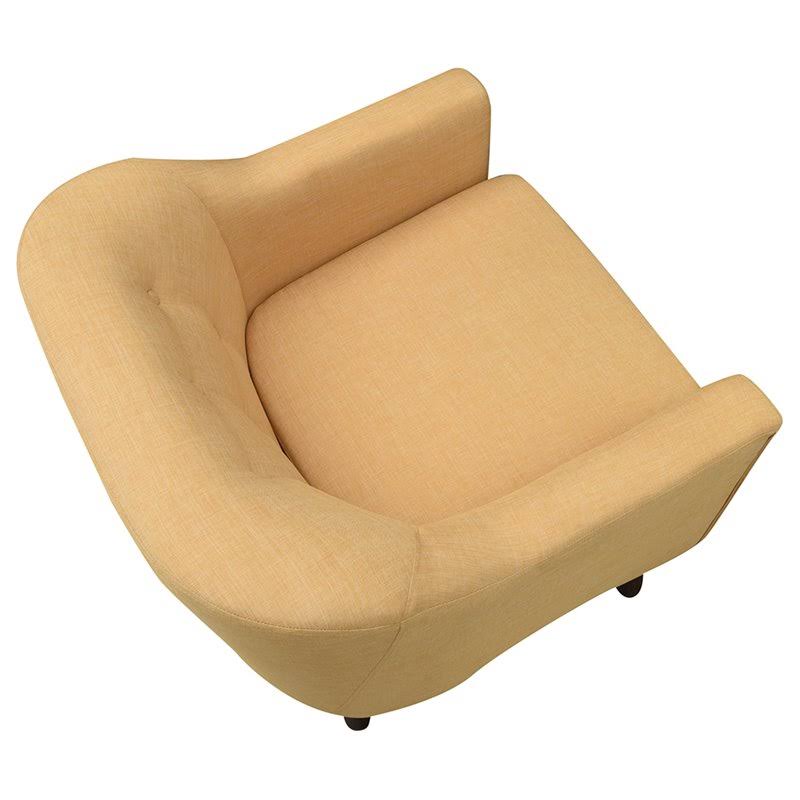 Yellow Fabric Accent Chair H43832