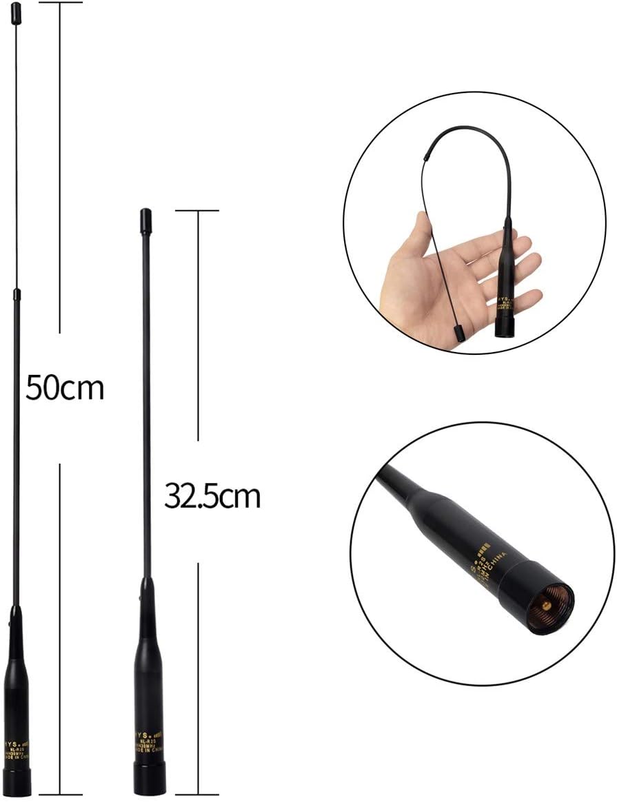 25W Dual Band VHF/UHF Mobile Transceiver with Magnetic Mount and Antenna K8159