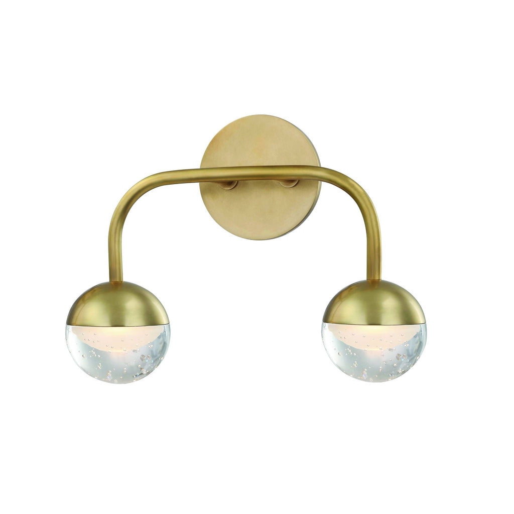 Aged Brass LED Bath Light O48148