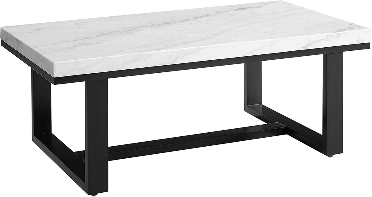 White Marble Top Cocktail Table W738