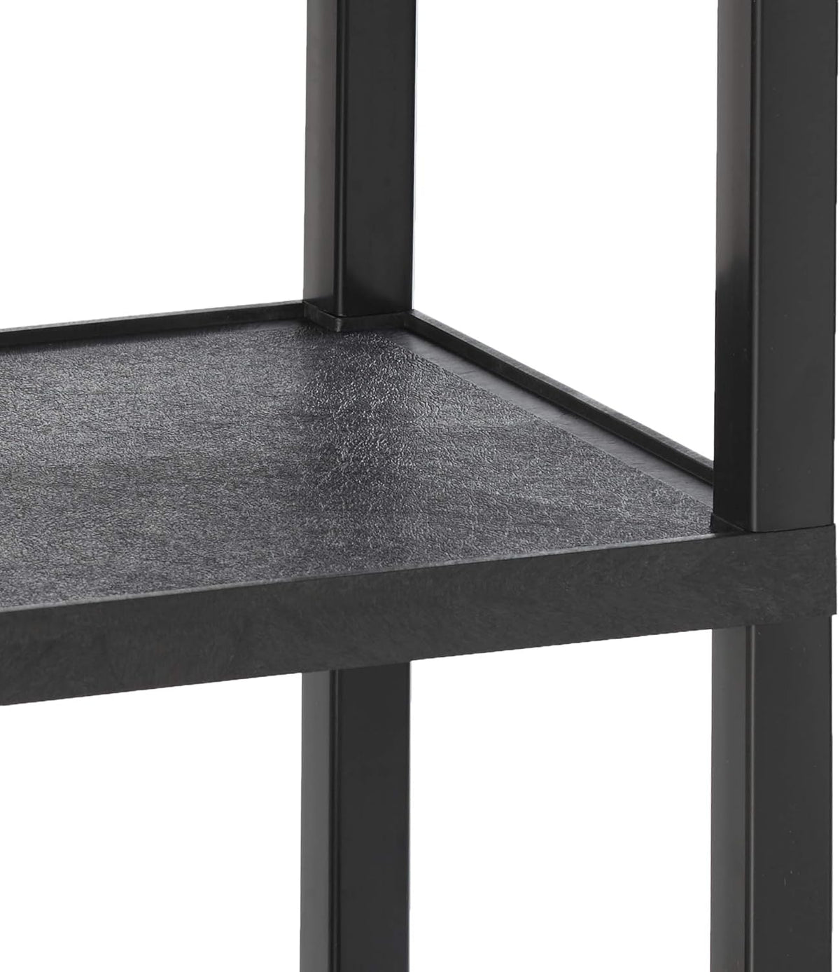 34 H Black Mobile Utility Cart with 3 Shelves X6538