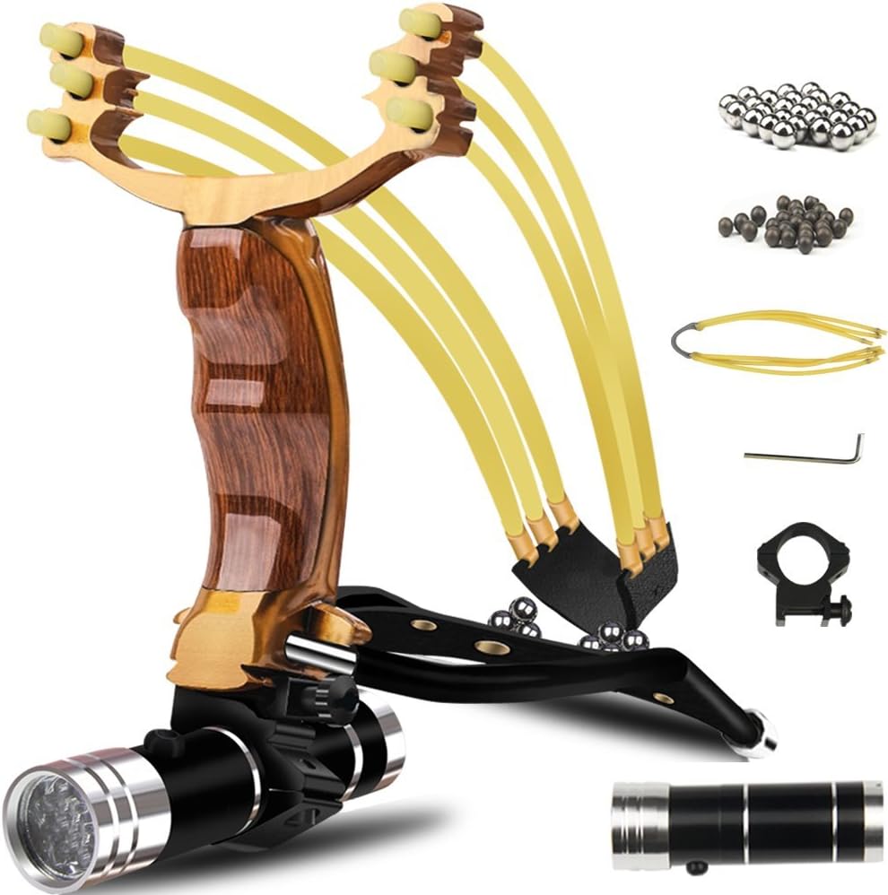 Wrist Sling Hunting Slingshot with Launching Bands G137