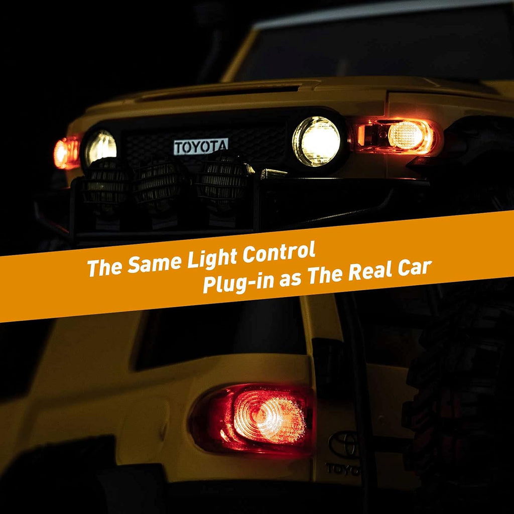1/18 RC Crawler 4WD RTR Remote Control Car with LED Lights E9620