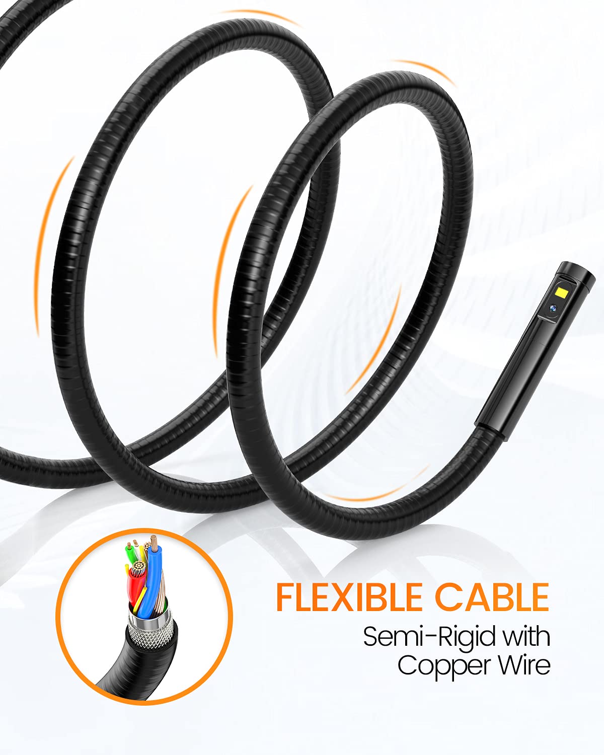 Dual Lens Inspection Camera with Light 1080p M9338