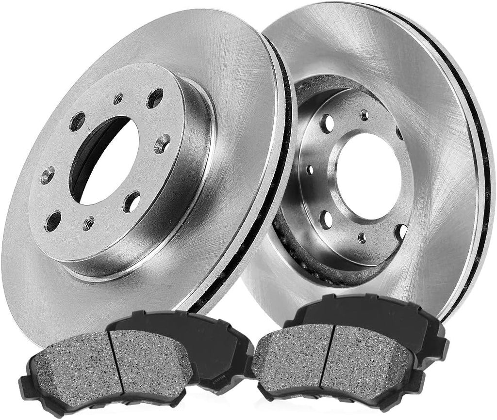 255 mm 4 Lug Brake Disc Rotors + Metallic Brake Pads O508