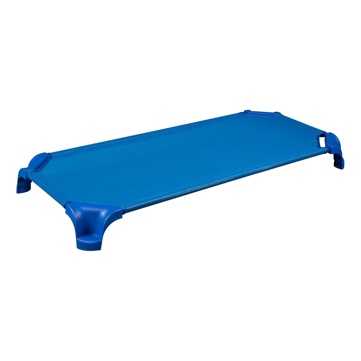 Blue Stackable Daycare Cot with Easy Lift Corners, Pack of 6 U85936