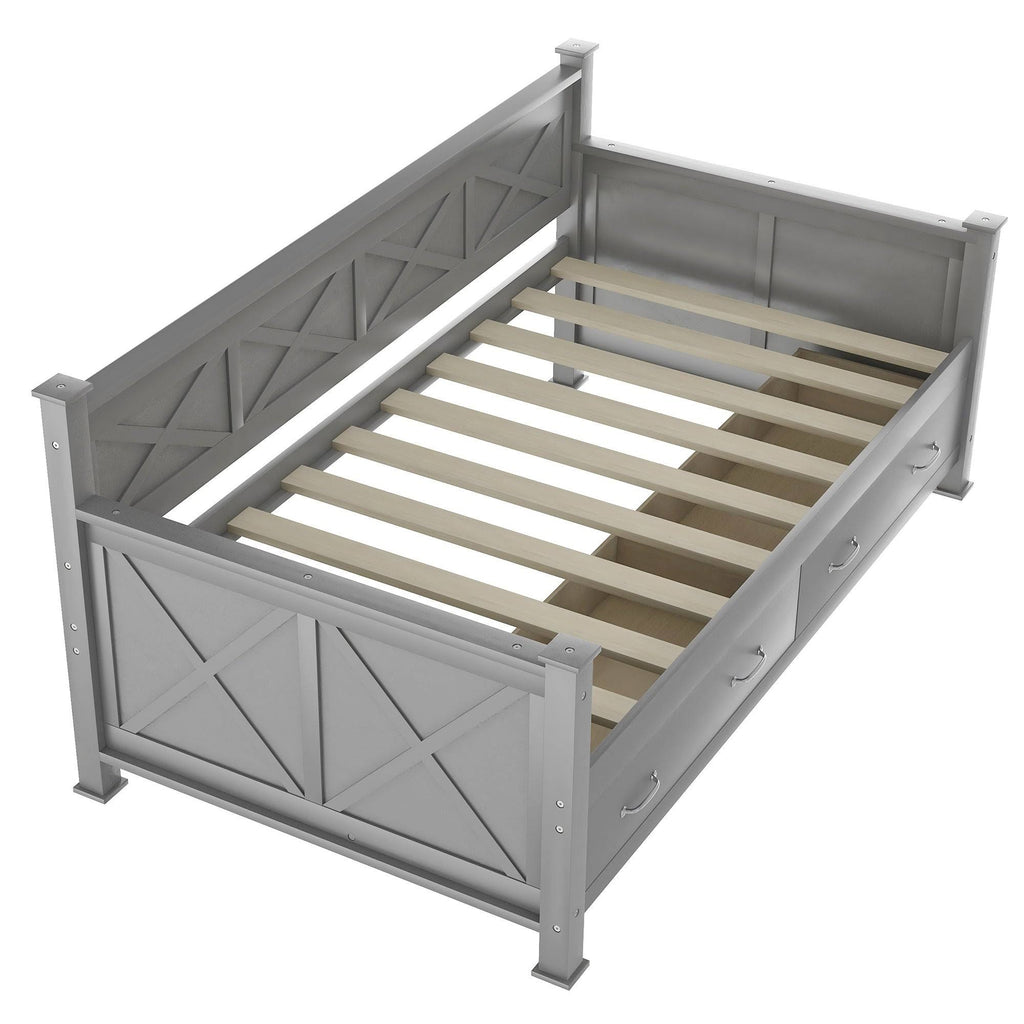 Twin Size Daybed with 2 Drawers F67418
