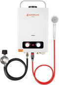 1.58 GPM Tankless Propane Water Heater with Portable Handle, White E924