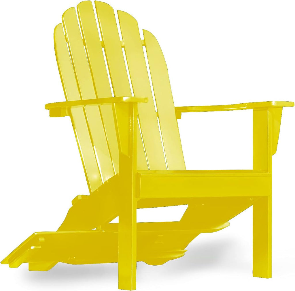 Yellow Adirondack Chair with Tray Table N713796