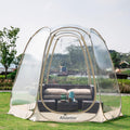 Pop Up Bubble Tent 6’ x 6’ 2-3 Person Beige X32936