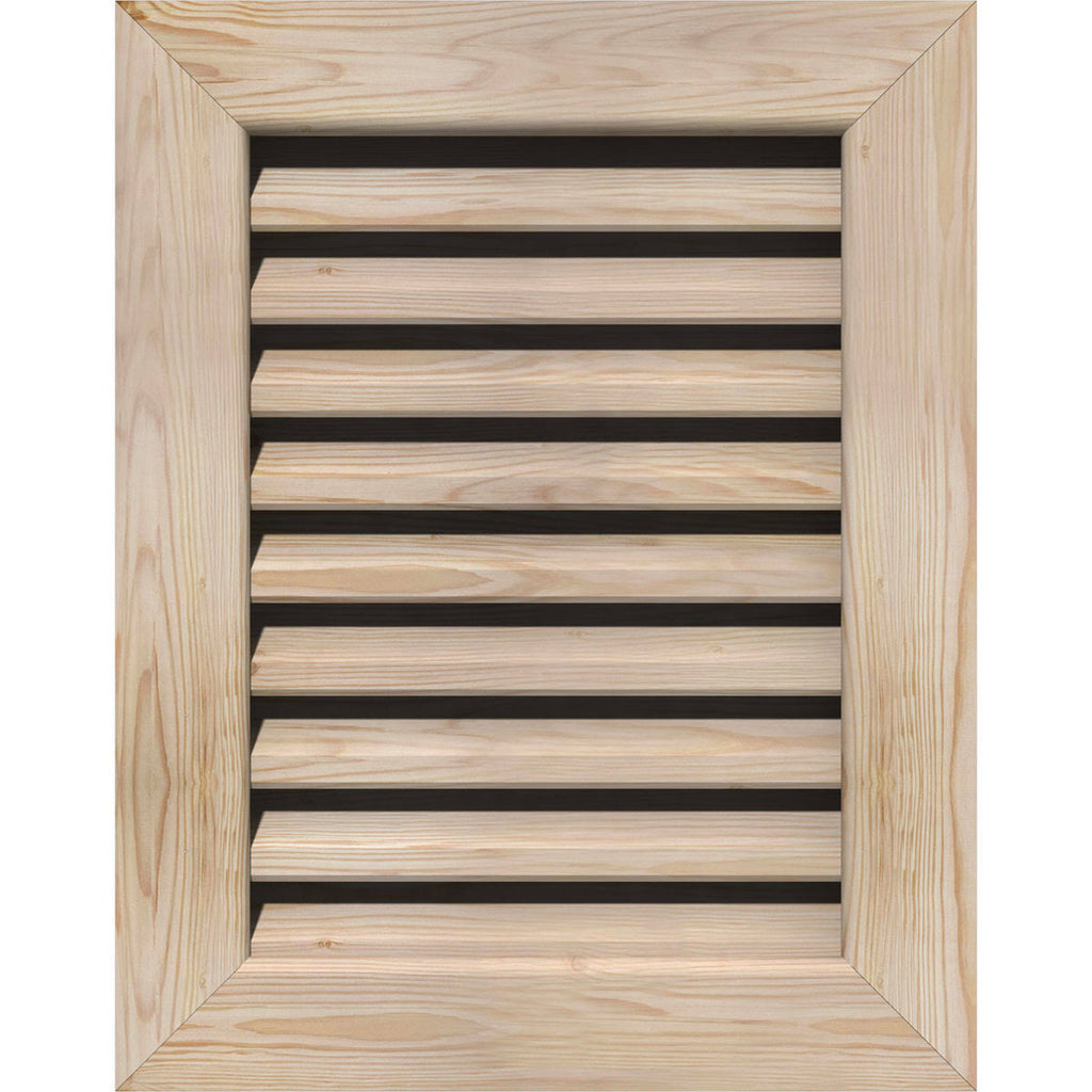 Unfinished Smooth Pine Gable Vent M933480