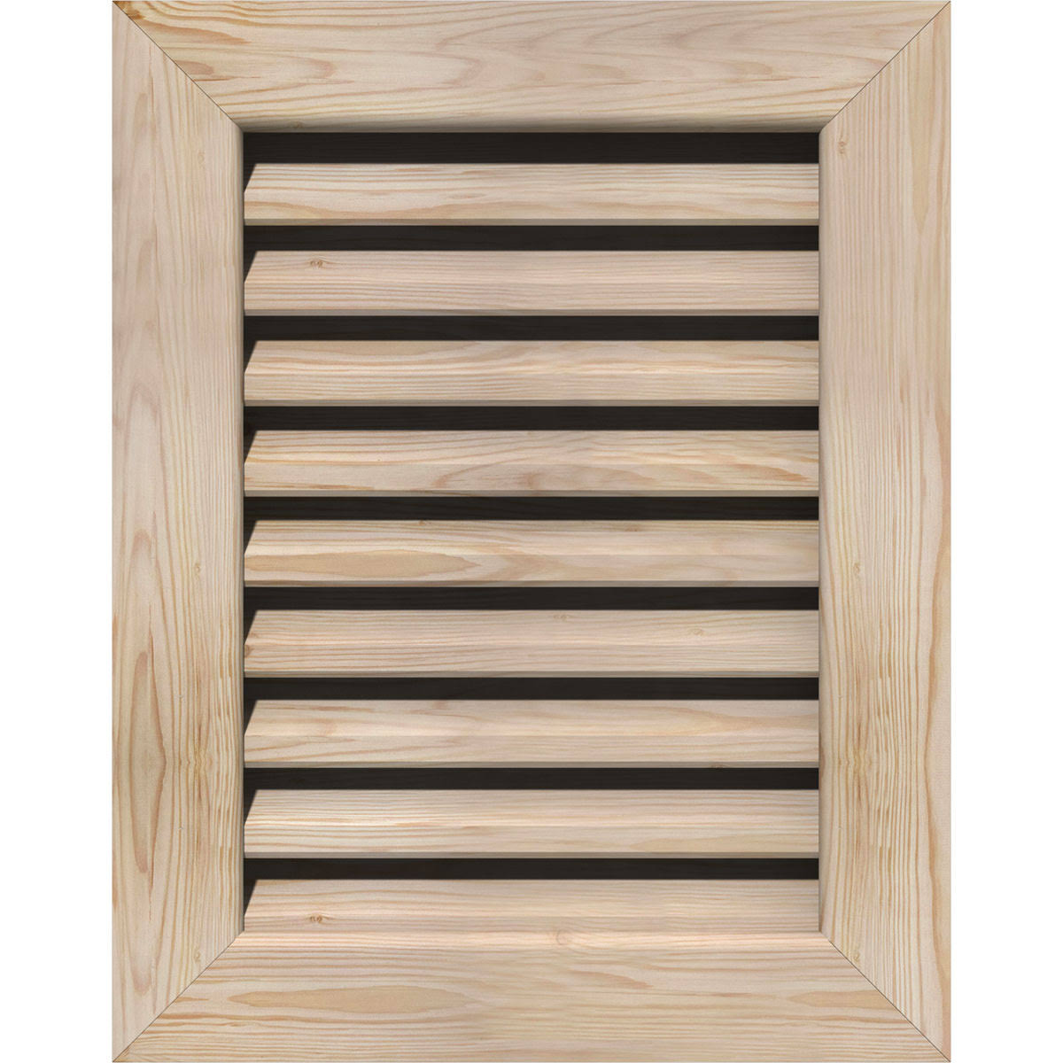 Unfinished Smooth Pine Gable Vent M933480