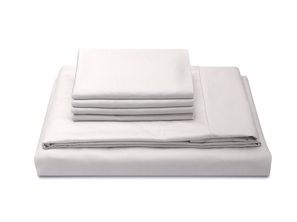 King 6pc 300 Thread Count Percale Sheet Set Ivory P777364