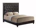 Queen Upholstered Tufted Bed J161